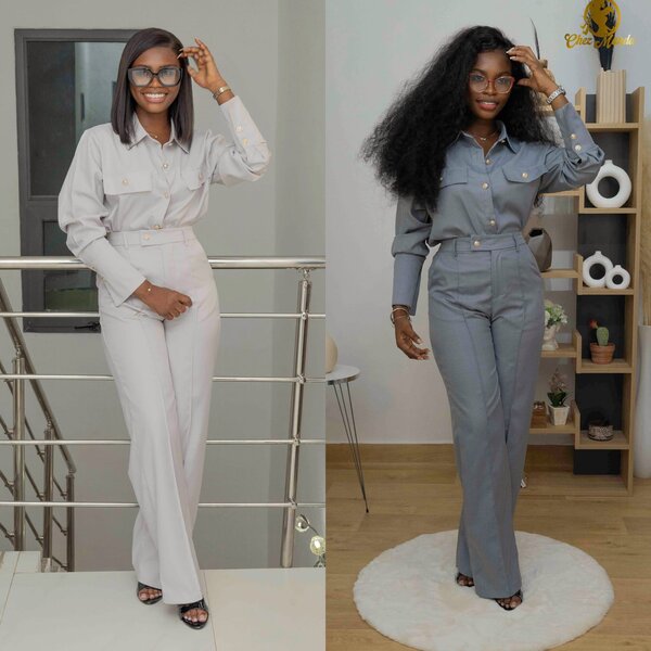 Ensemble Pantalon Élégant Femme