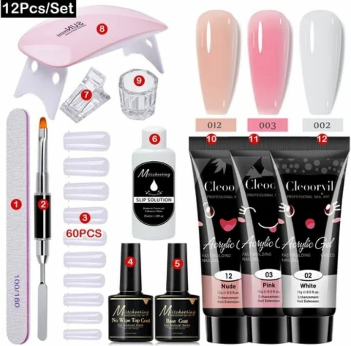 Acrylic Nail Extension Kit