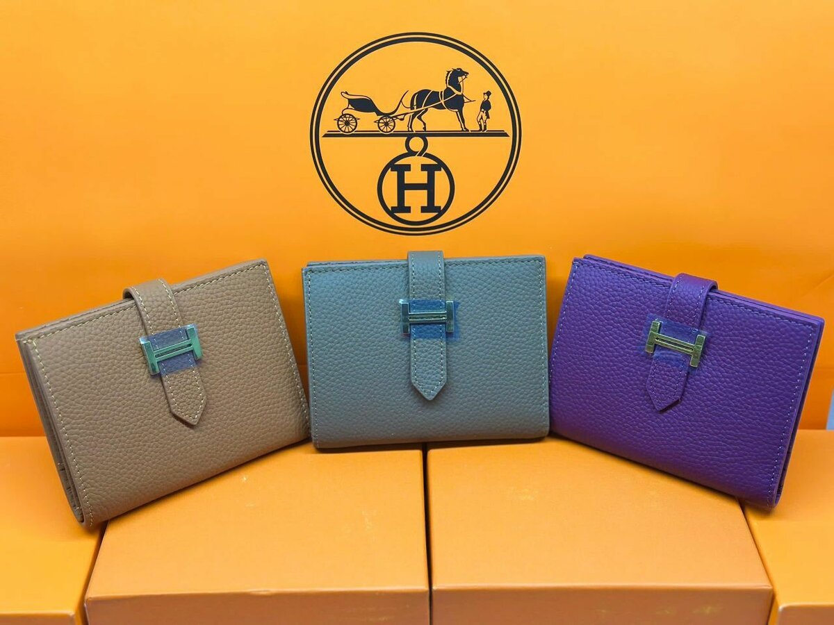 Кошельки хермес натуральная кожа