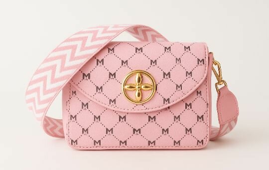 Sac à bandoulière rose chic