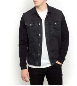 Black Denim Jacket For Men