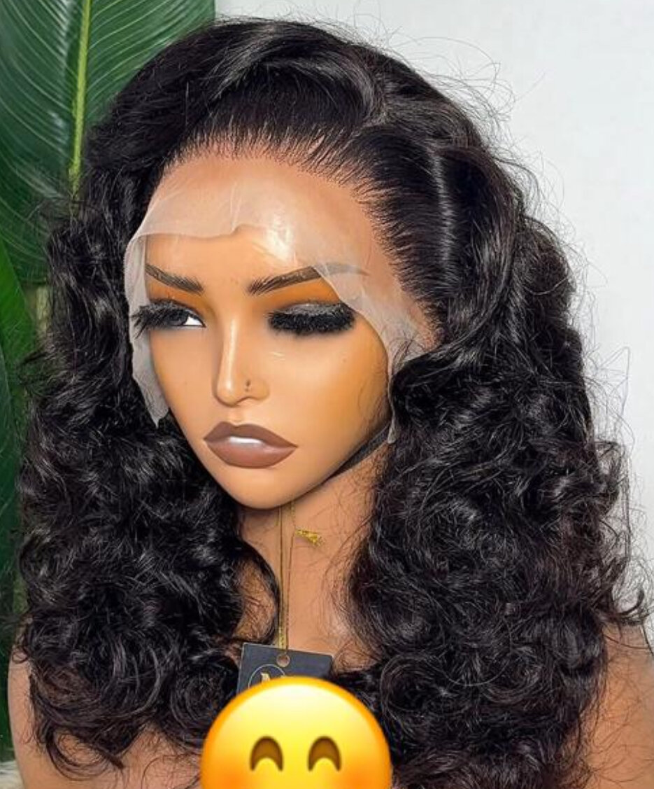 Perruque Bouclée en Dentelle