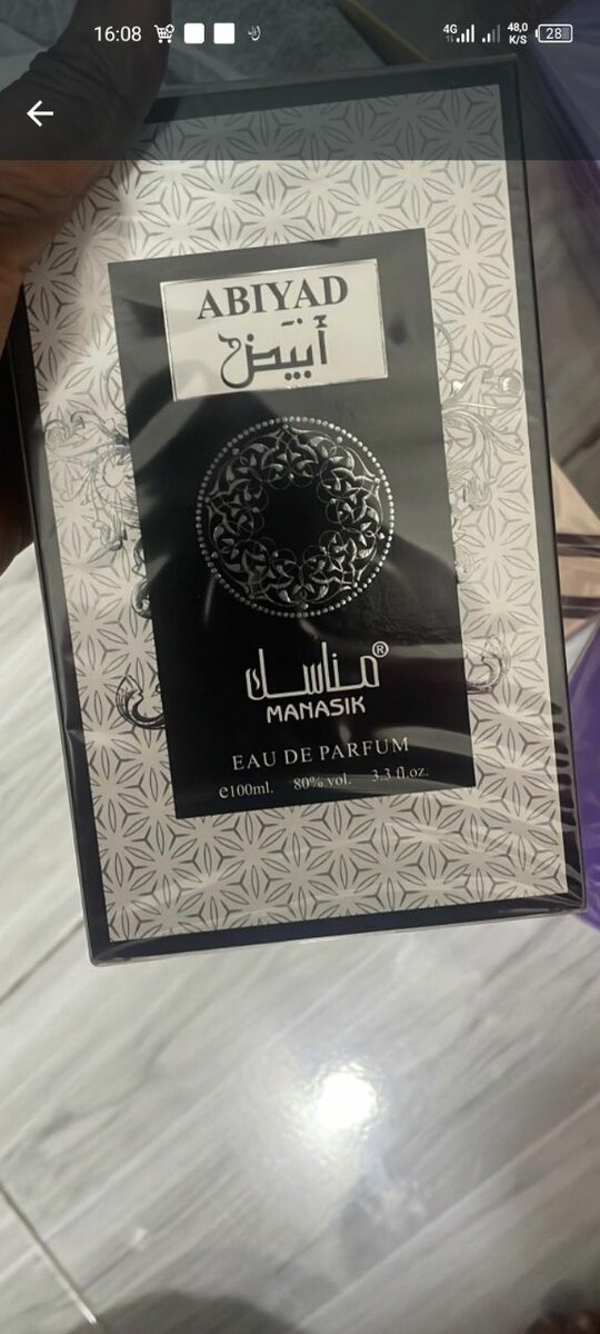 Parfum Manasik Abiyad 100ml