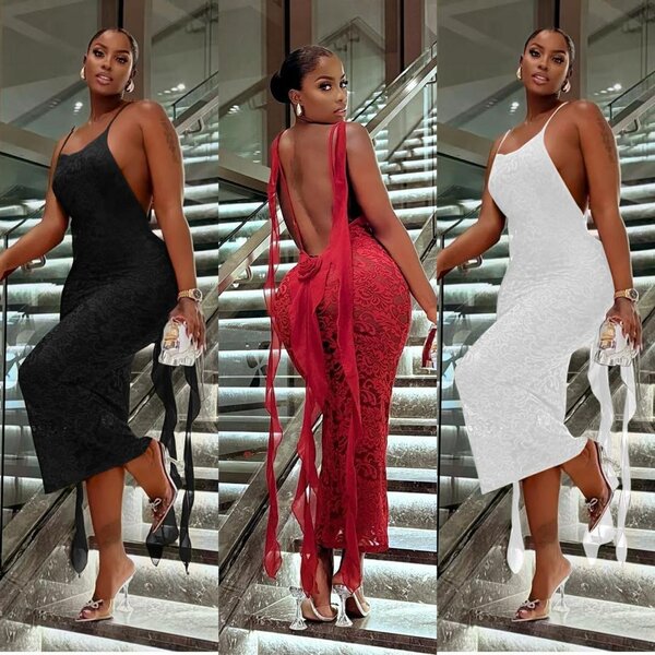 Robe dos nu élégante