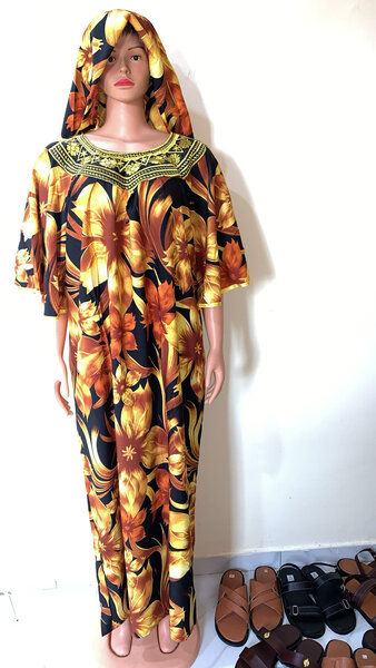 Robe longue imprimée florale