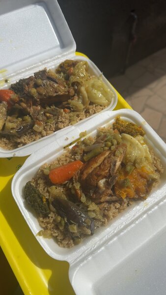 Délicieux plat de tchep