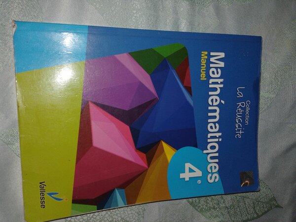 Manuel de Mathématiques 4ᵉ