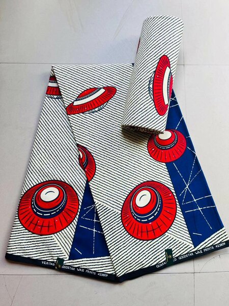 6 meters African wrappers