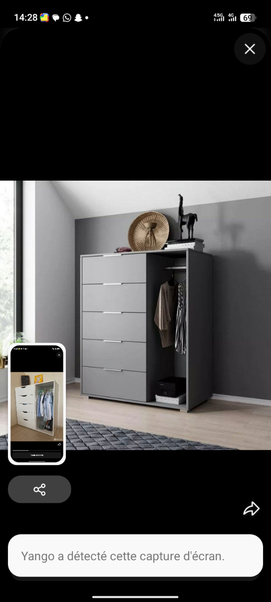 Armoire de rangement moderne