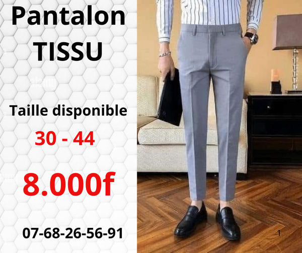 Pantalon homme élégant slim