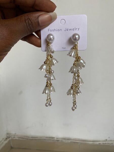 Elegant Pearl Drop Earrings