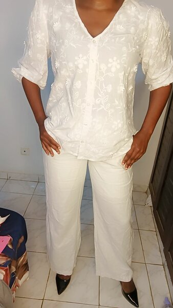 Chic pantalon en lin