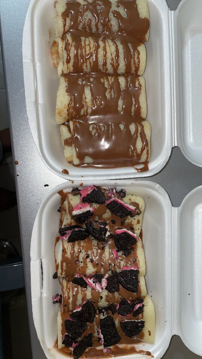 Crêpes nutella oréo