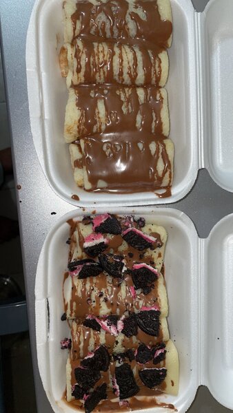 Crêpes nutella oréo