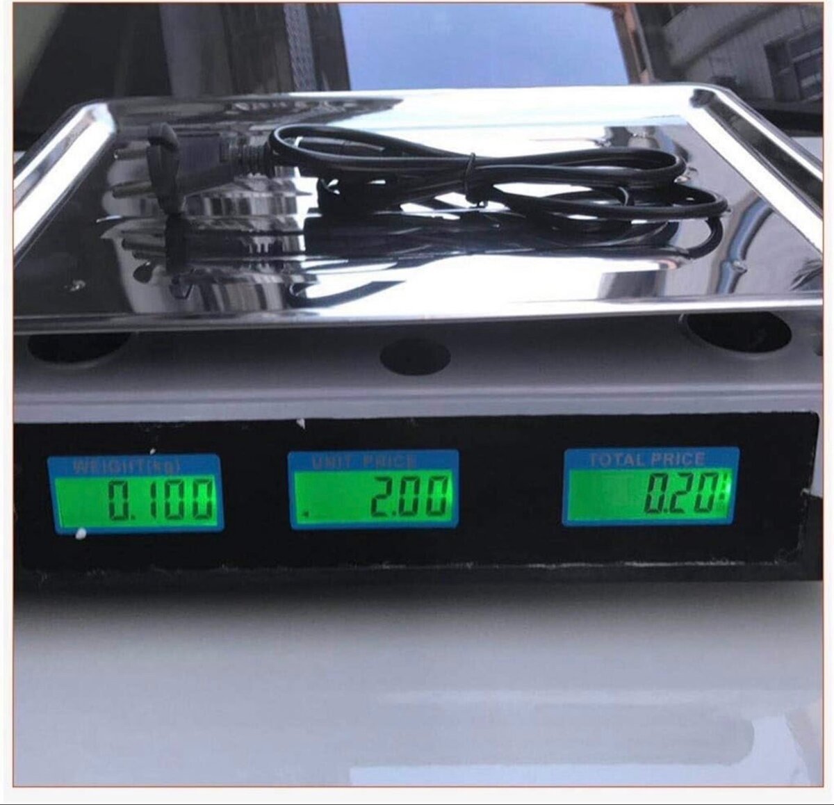 Balance électronique de calcul des prix 40 kg/2 g, numérique