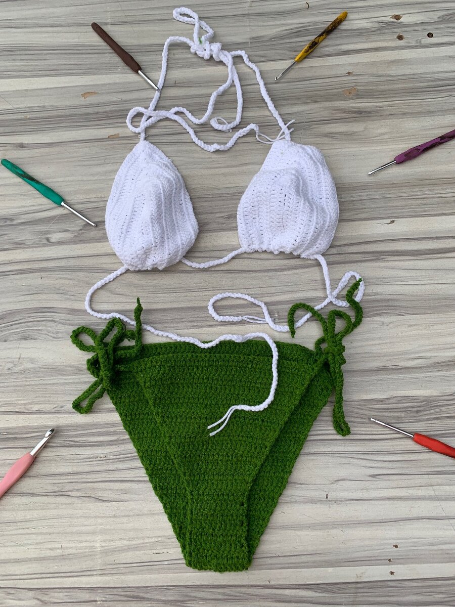 Crochet bikini set