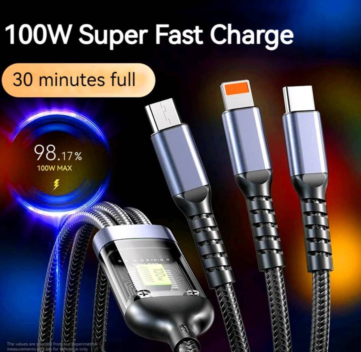 Câble De Charge Rapide 3 En 1