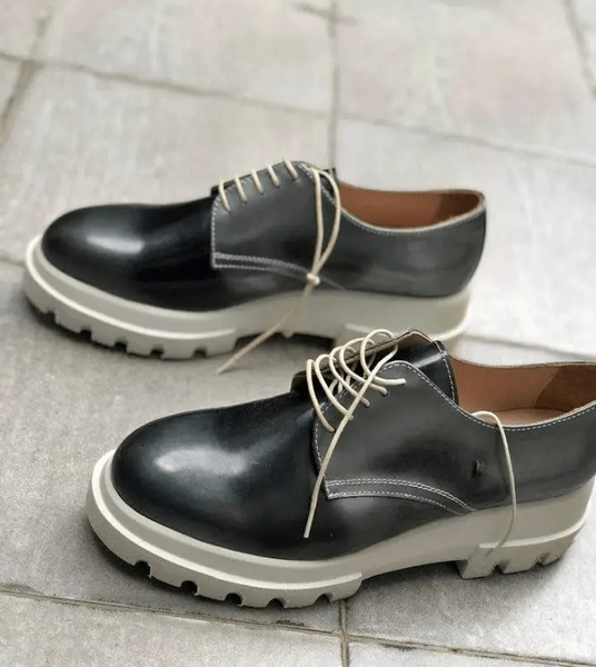 Chaussures Derby à Semelle Épaisse