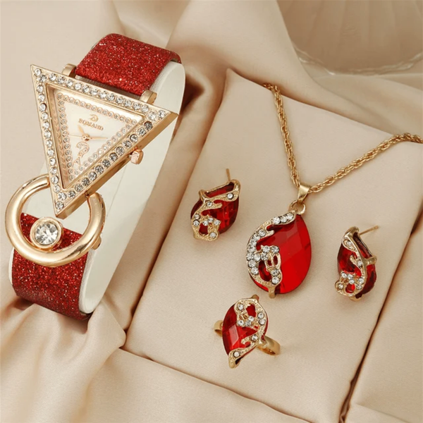 Élégant ensemble montre bijoux