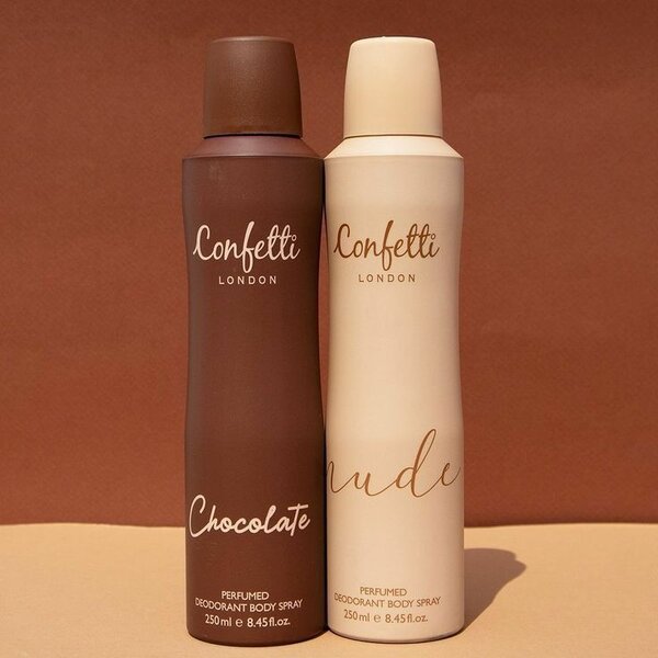 Confetti body spray