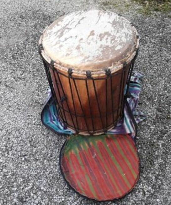 Tambour africain (double face)