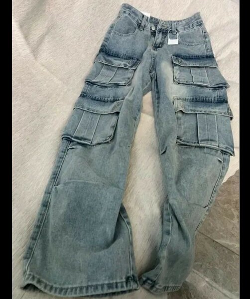 Pantalons cargo larges homme