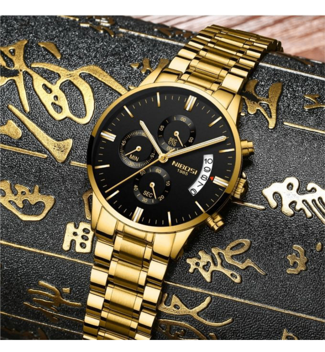 Montre à quartz index romain