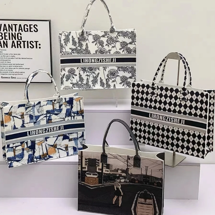 Sac cabas élégant imprimé