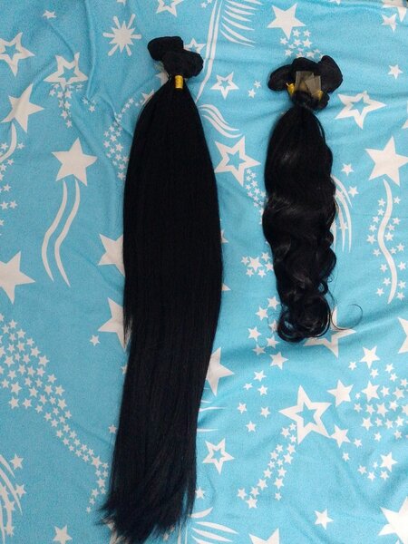 Extensions cheveux naturels noirs