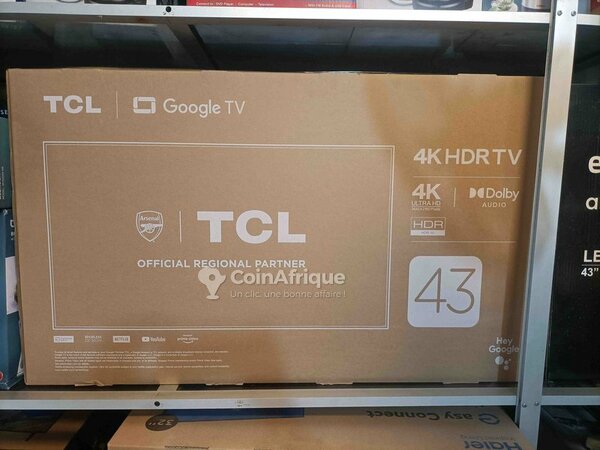 TCL TV 43" 4K HDR