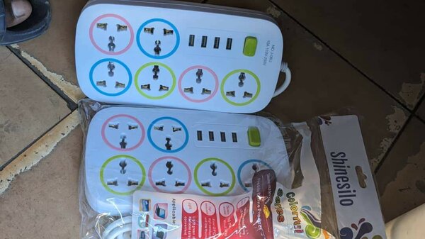 Extension adapters with USB ports