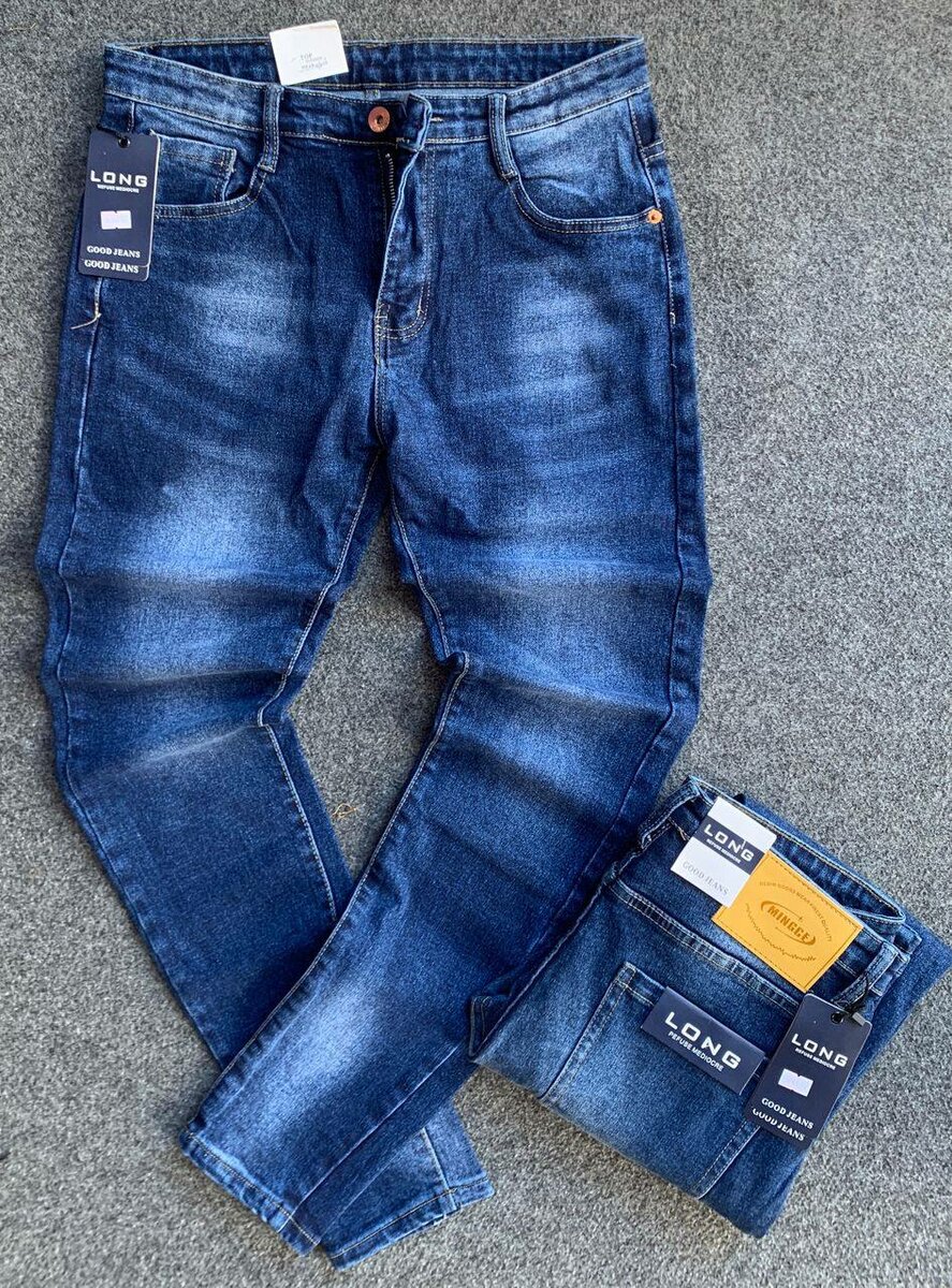 Blue Jeans Trousers For Men Available