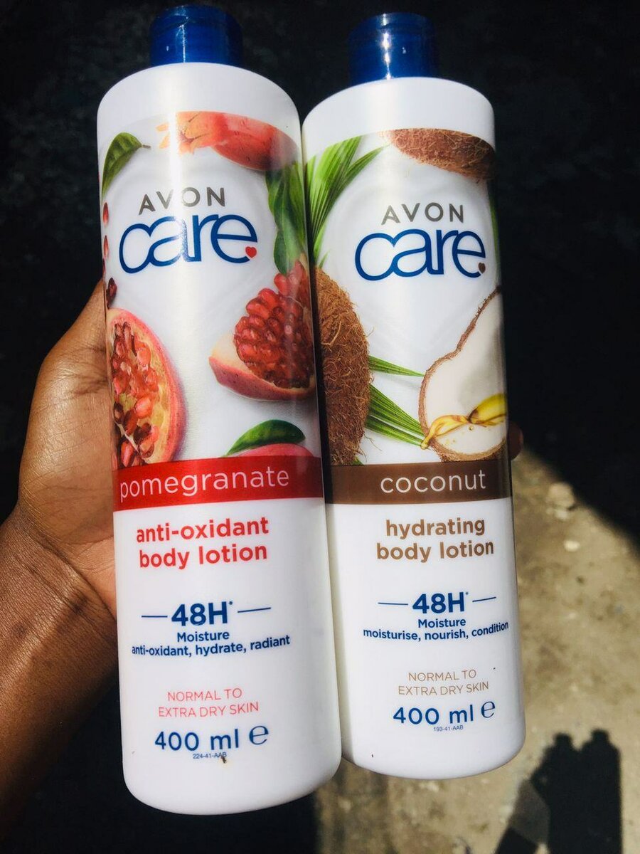 Avon care lotions