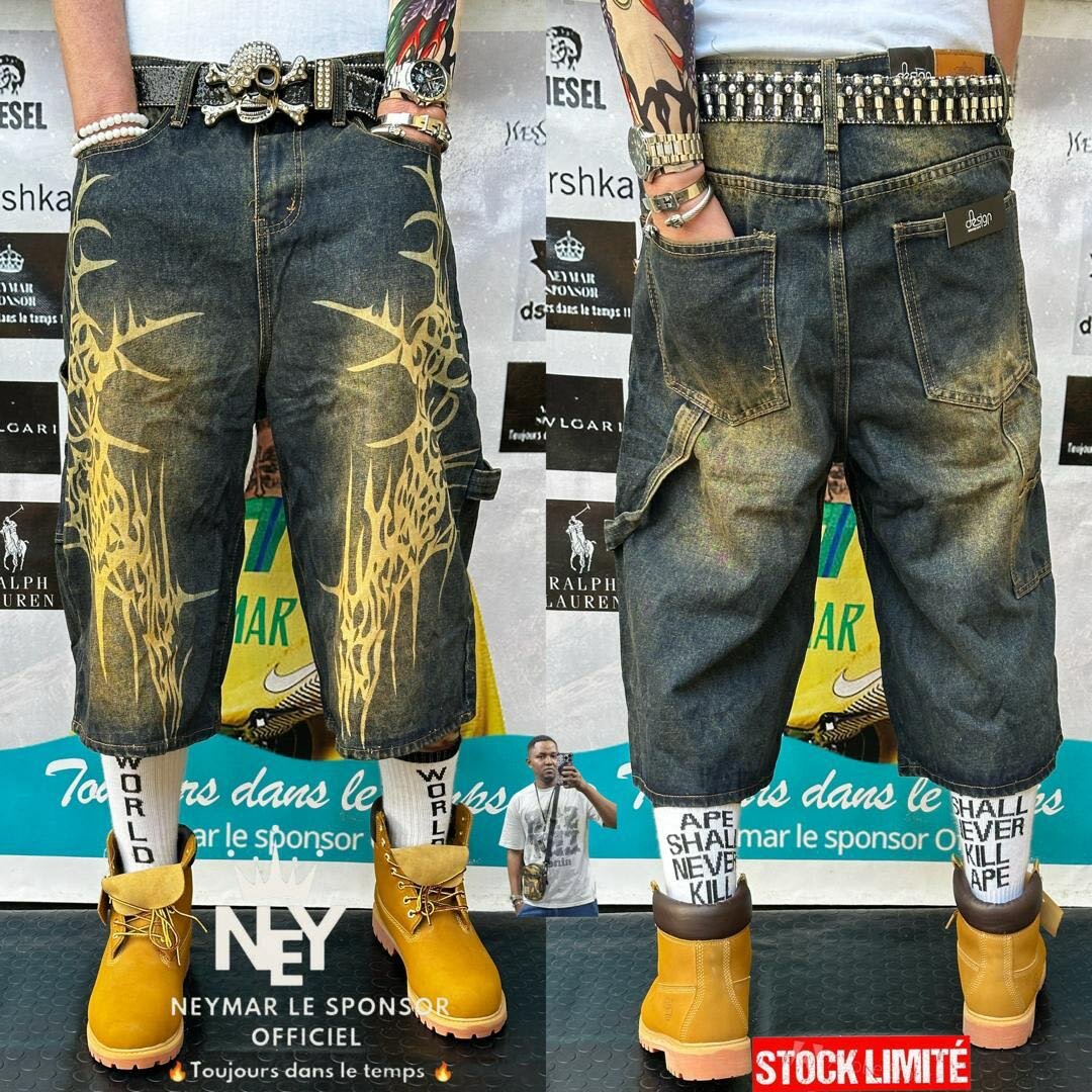 Shorts en jean décontractés homme