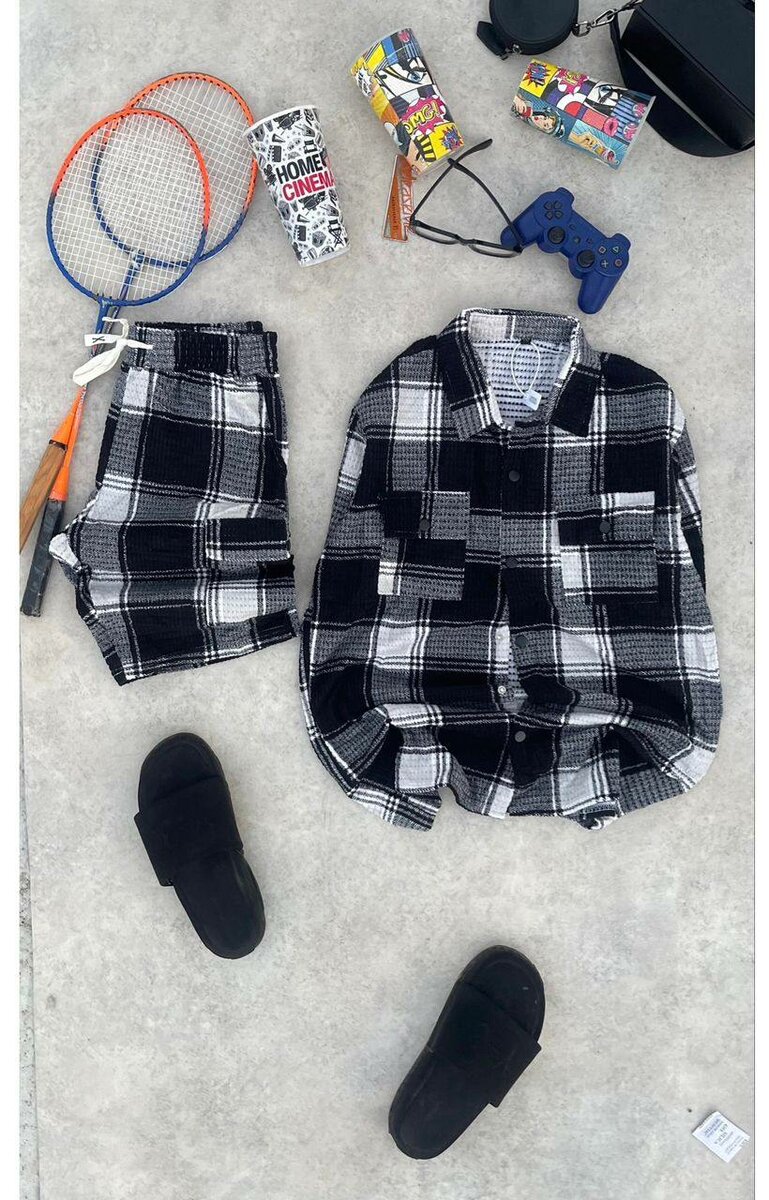 Pyjama à carreaux confort