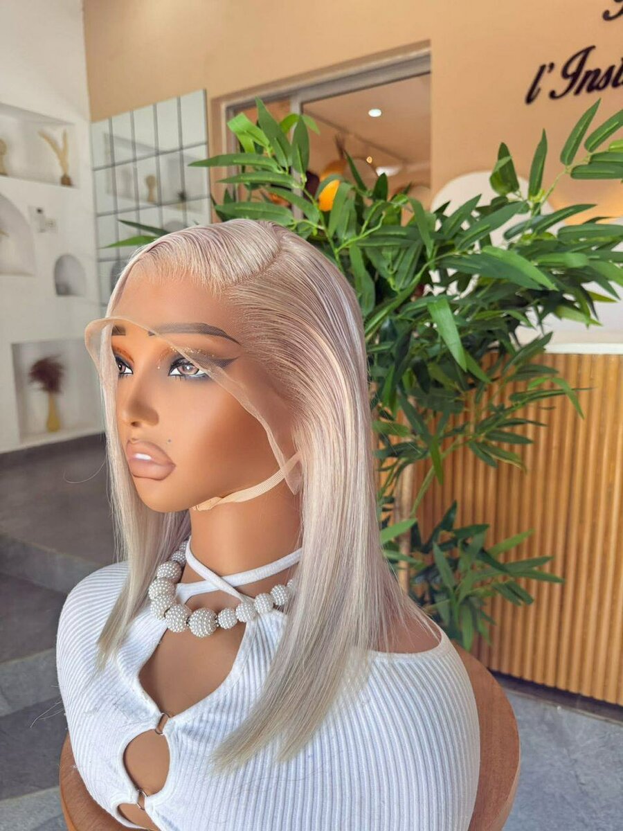 Perruque Lace Front Blond L14