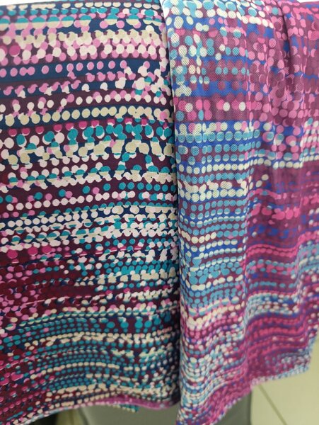 Foulard coloré en soie