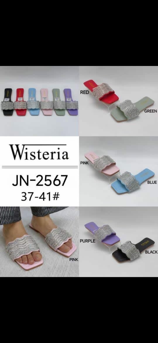 Tongs élégantes Wisteria