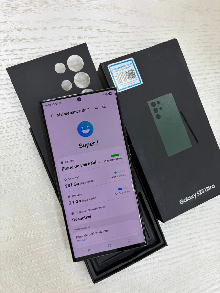 Samsung Galaxy S23 ultra juste