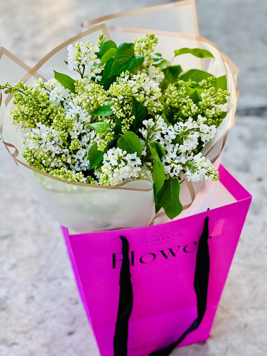 Моно букет из сирени