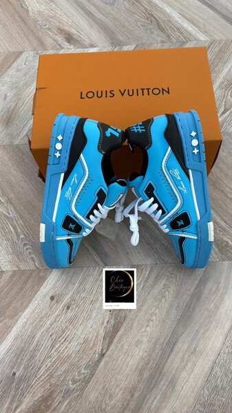 Baskets Louis Vuitton Bleu