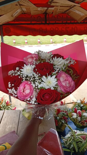 Bouquet de roses élégantes