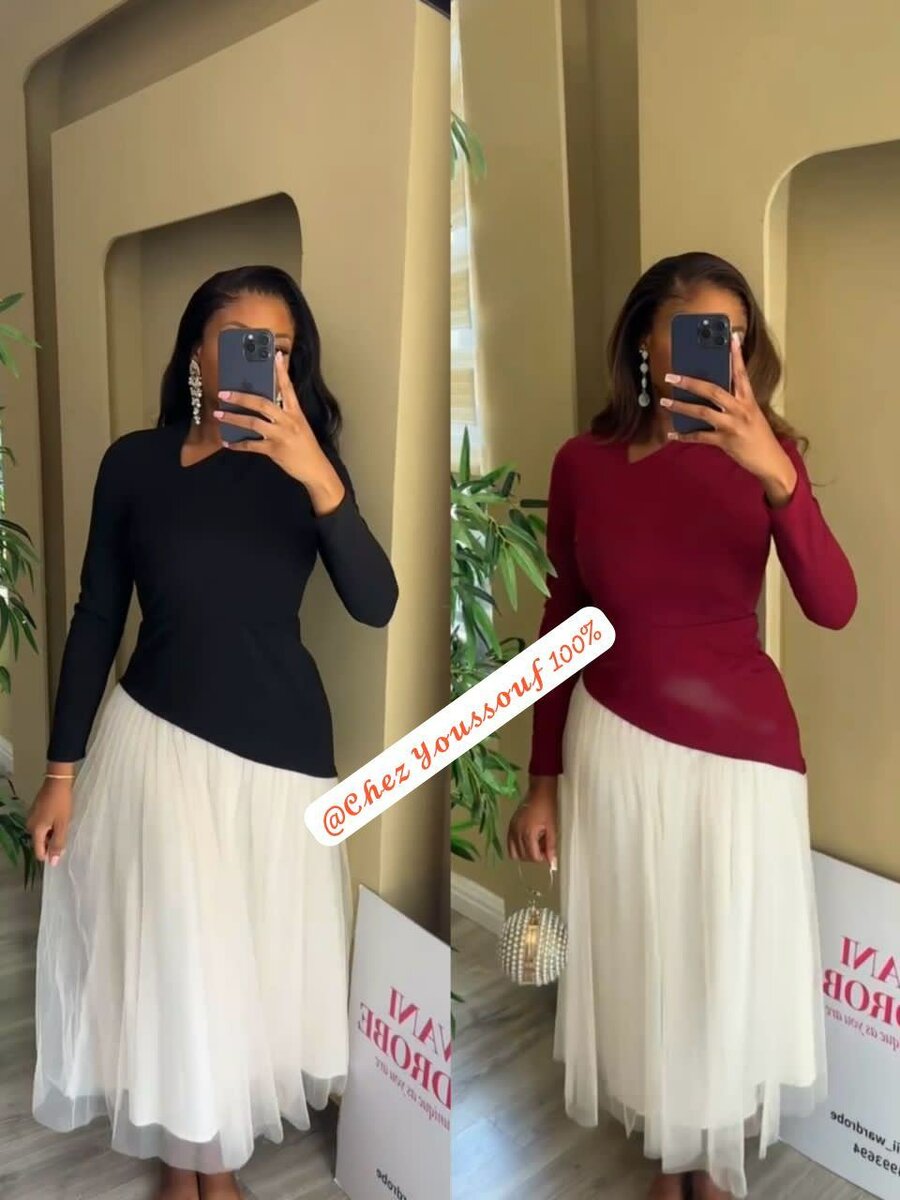 Robe élégante asymétrique