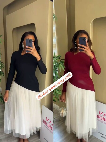 Robe élégante asymétrique