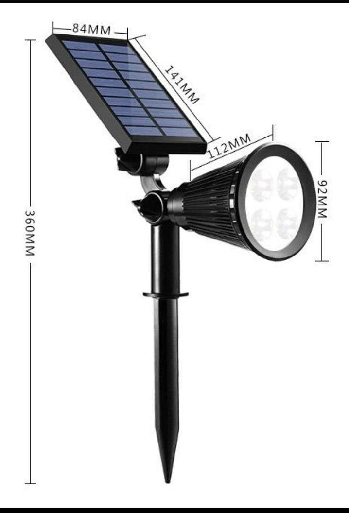 Lampe de pelouse solaire à LED
