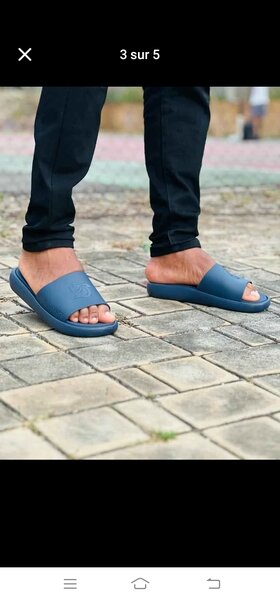 Tongs confortables pour hommes