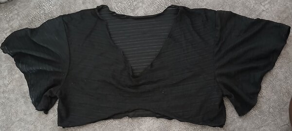 Blouse légère noire femme