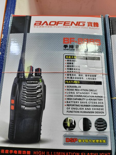 Baofeng working Taking