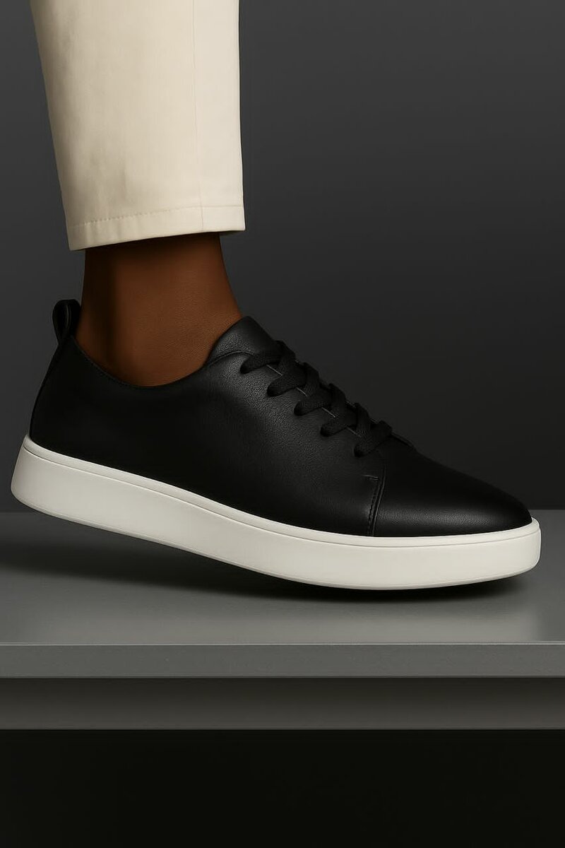 Baskets en cuir modernes