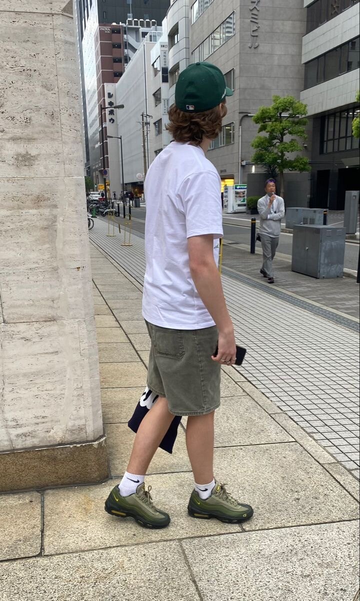 Baskets élégantes vert kaki